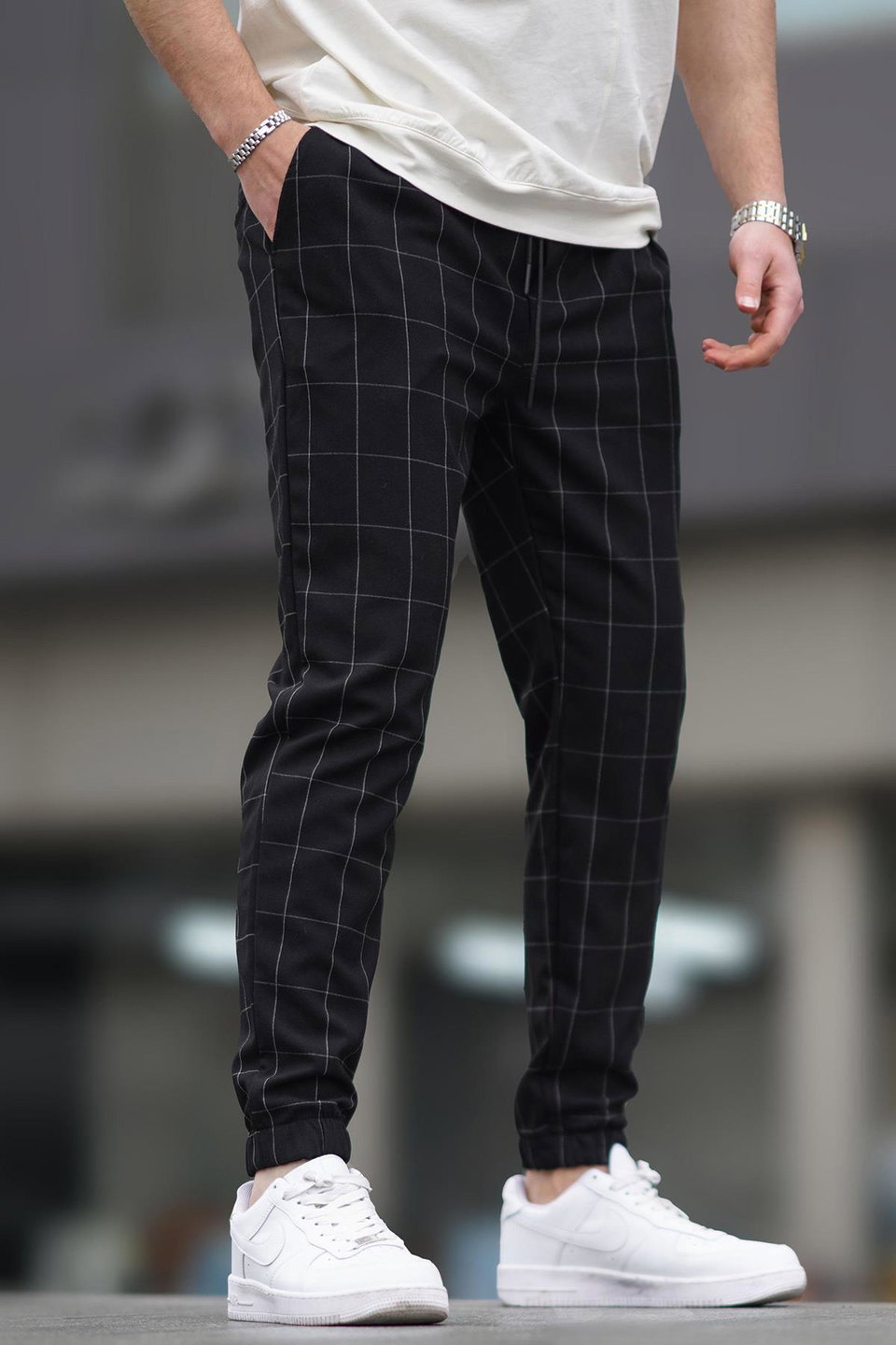 Checked Jogger Mad4081
