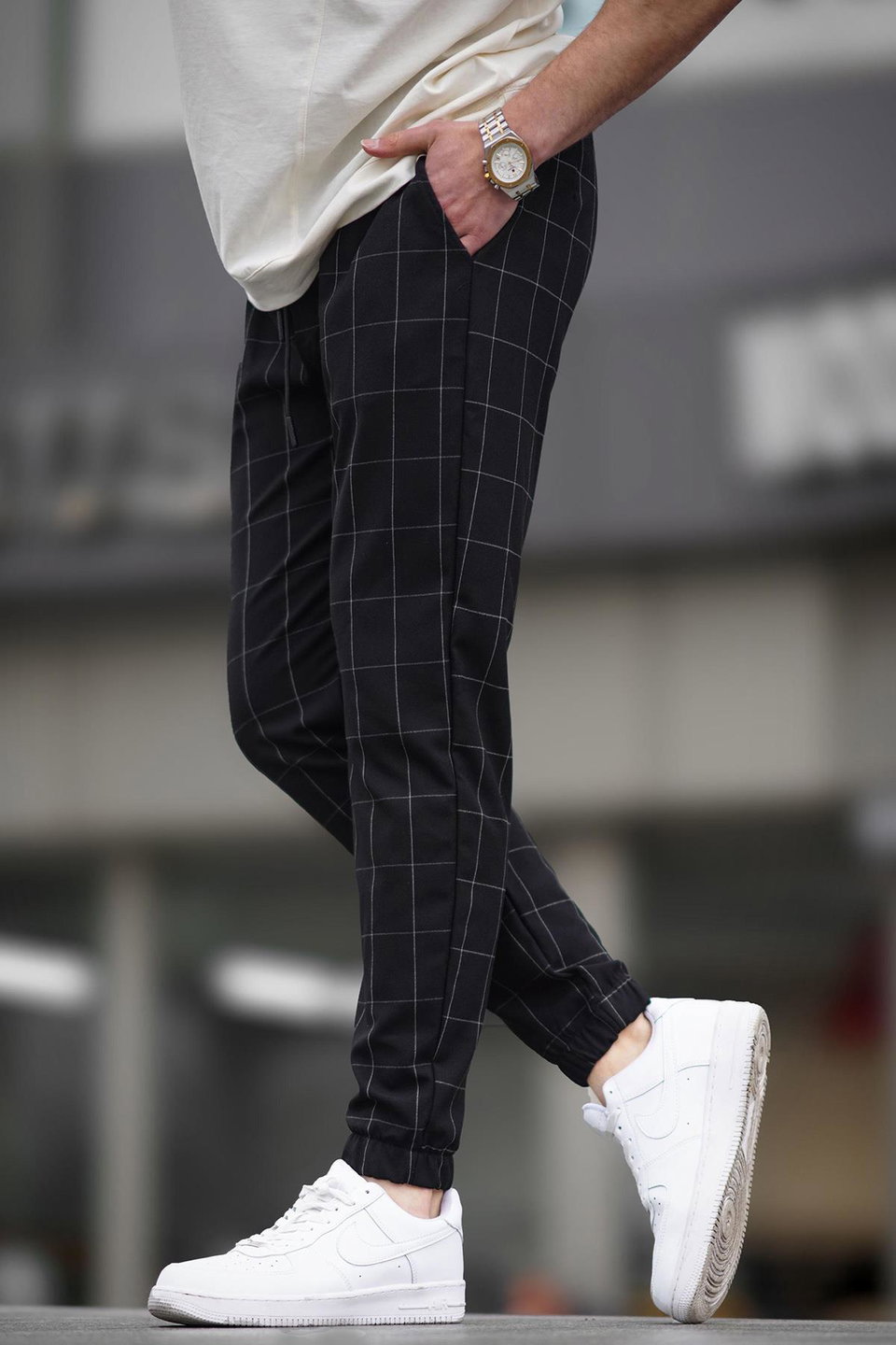 Checked Jogger Mad4081