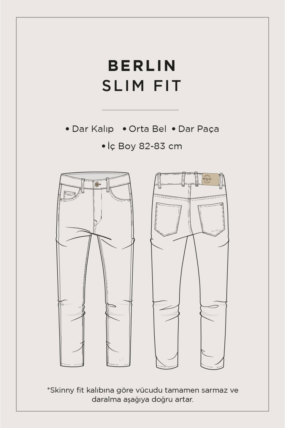 Men's Distressed Washed Stretch Berlin Slim Fit Jean Pants B003502