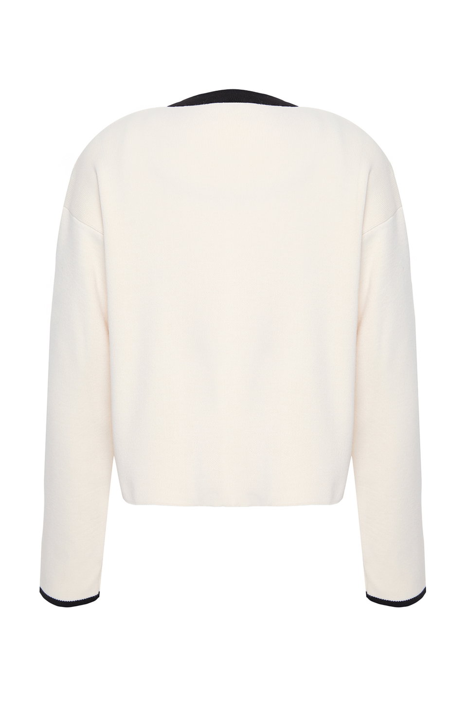 Color Block Knitwear 2-Piece Blouse-Cardigan Set TWOAW25HI00058