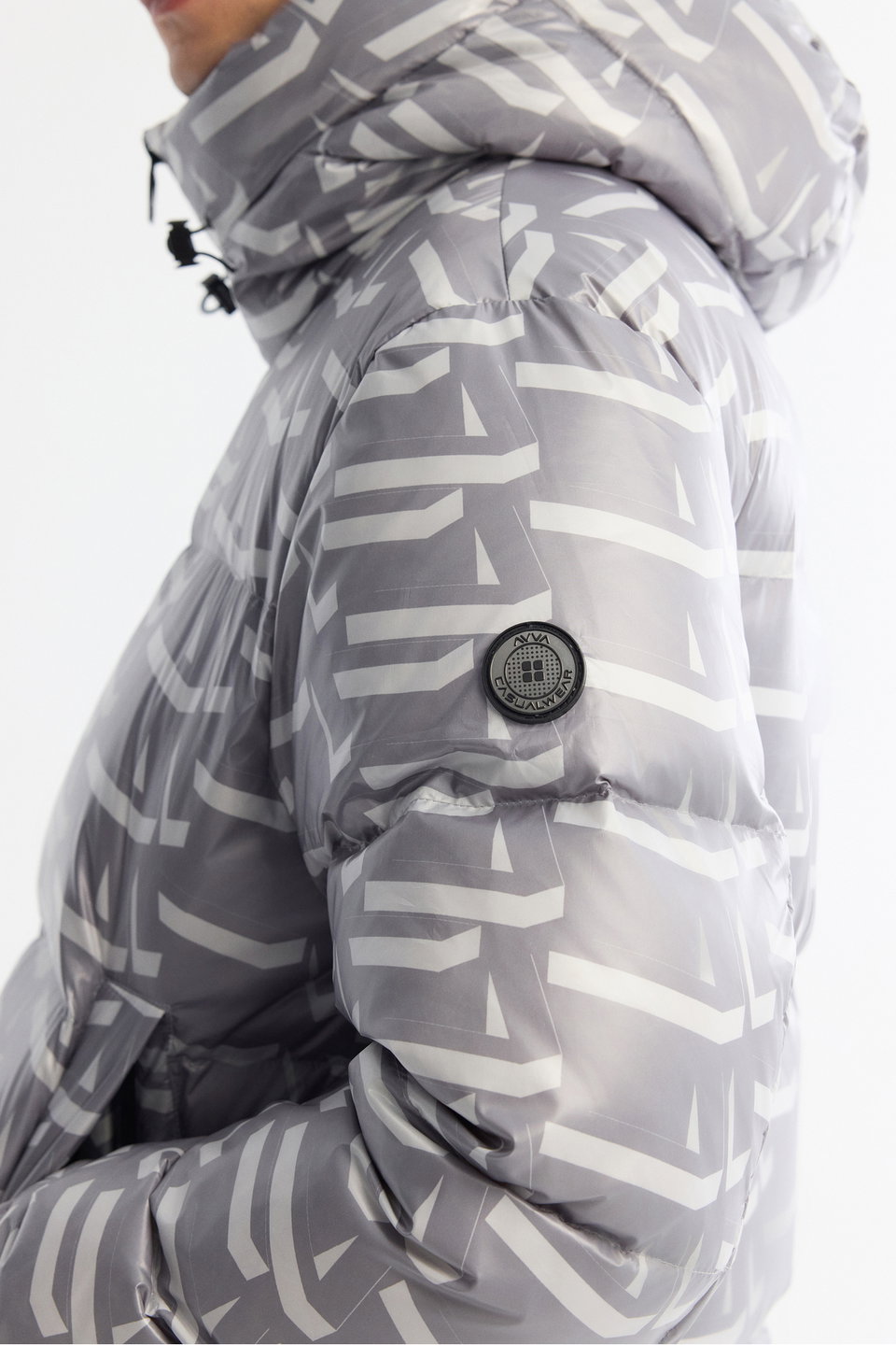 Men's water repellent windproof -20 ° C durable goose down inflatable kayak jacket a42y6063