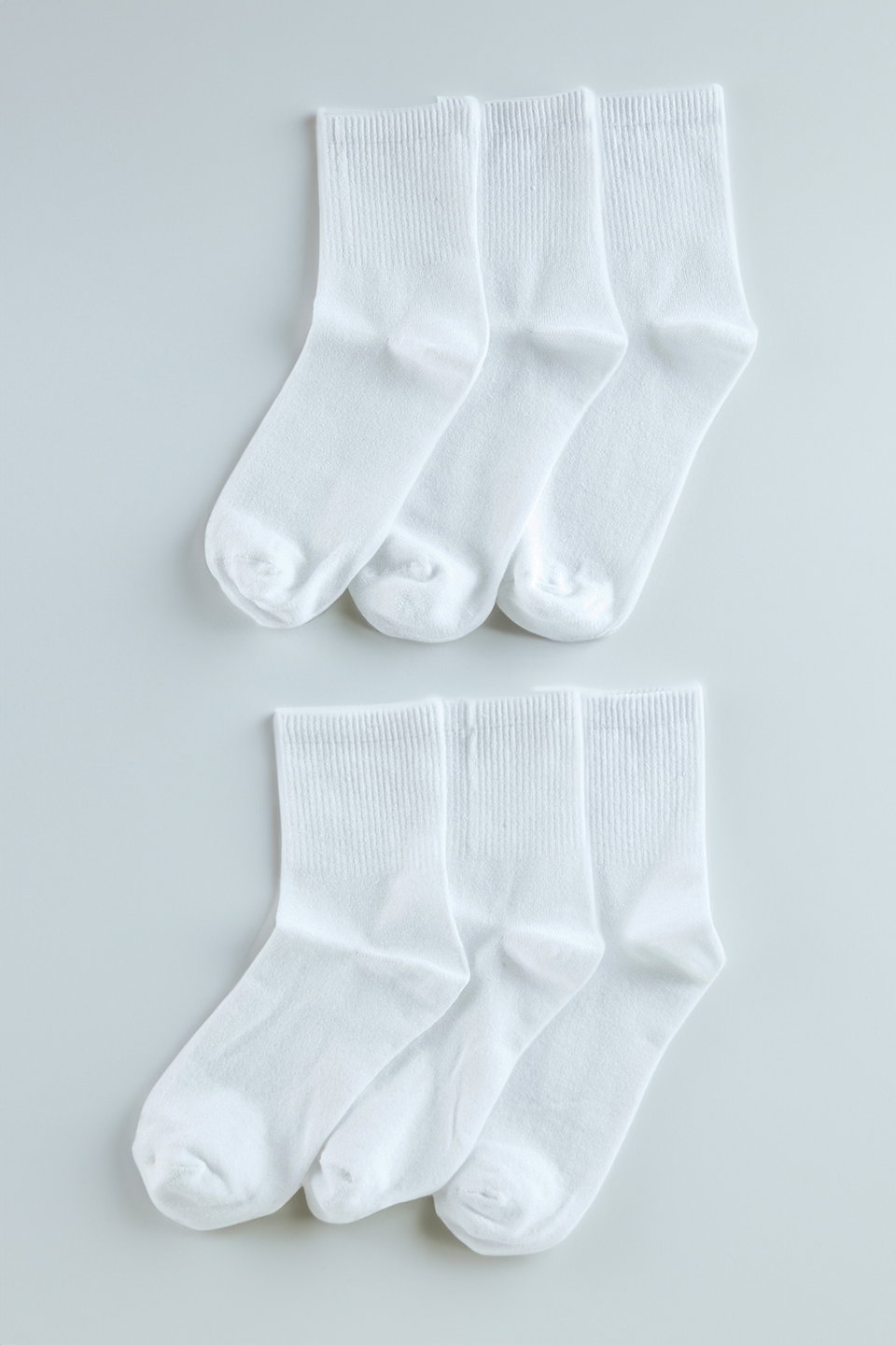 Unisex 6-Pack Cotton College-Tennis-Medium Socks TEDAW25CO00007