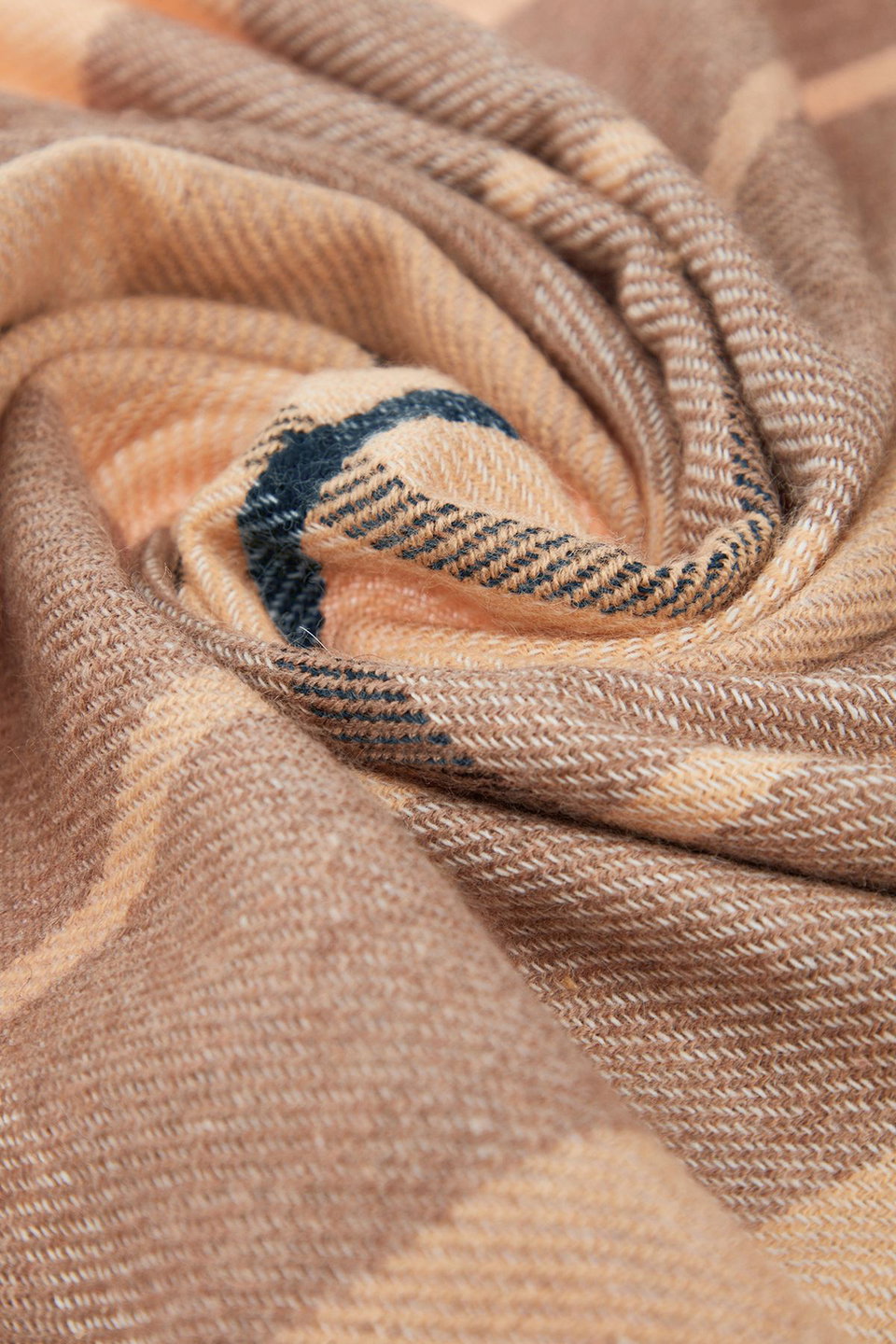 Checked Pattern Women's Soft-textured Scarf TWOAW20AT0054