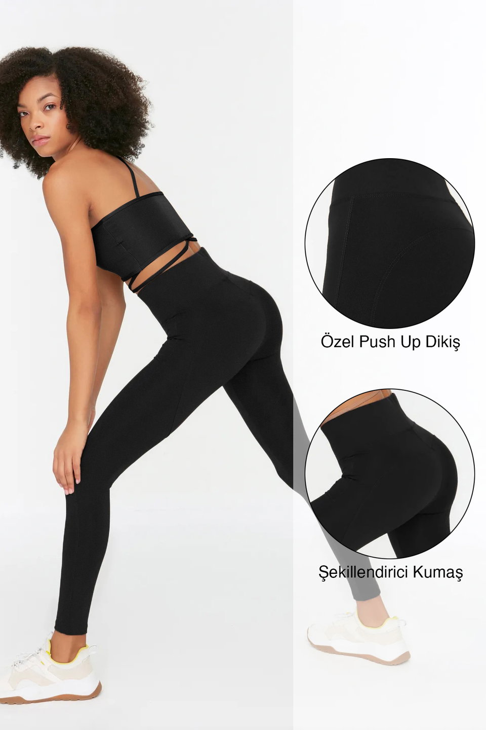 Push-Up Full Length Knitted Sports Leggings TWOAW21TA0030