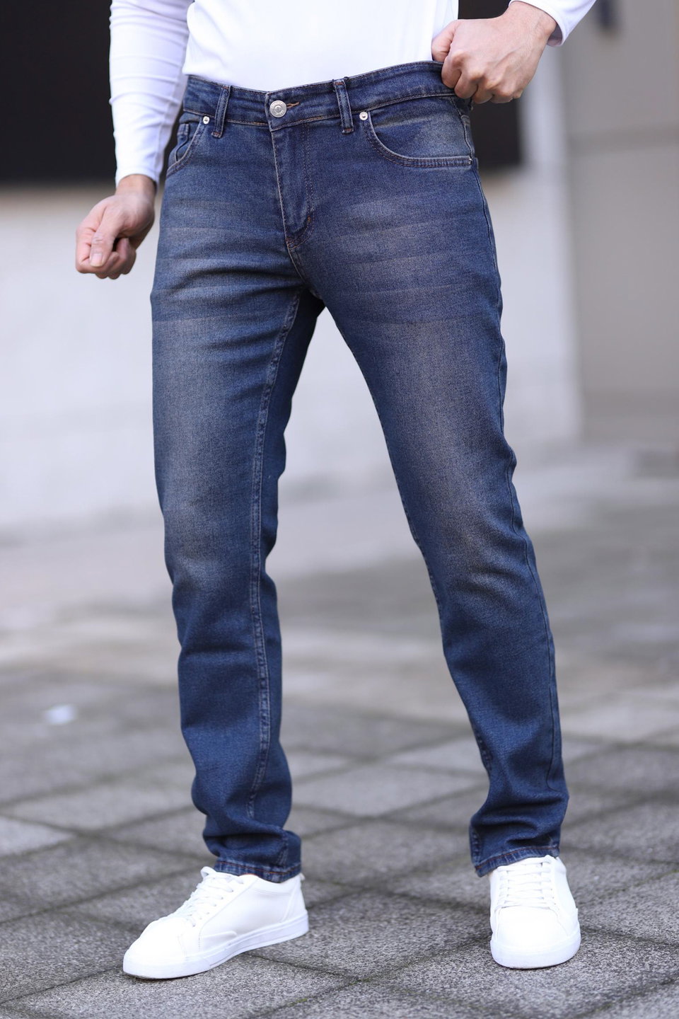 Regular Stretchy Fabric Jeans Jeans Tmnss25Je00001