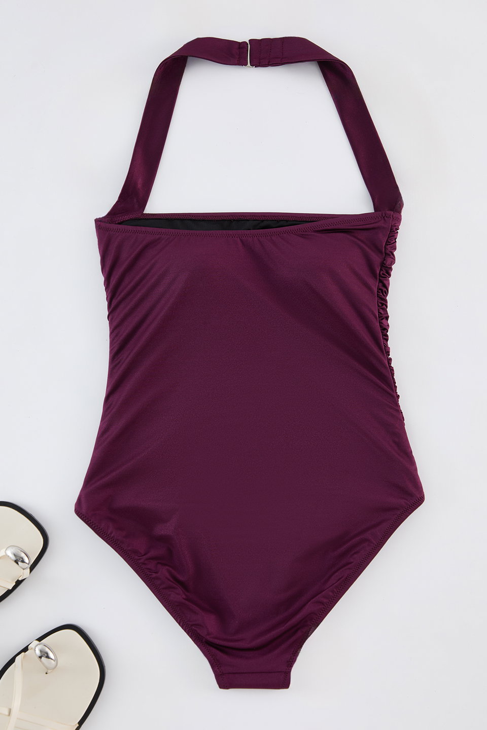 Strapless Draped Corset Regular Swimsuit TBESS25MA00043