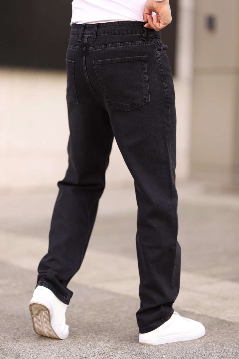 Smoke 100% Cotton Baggy Fit Jeans Loose Jeans TMNAW24JE00027
