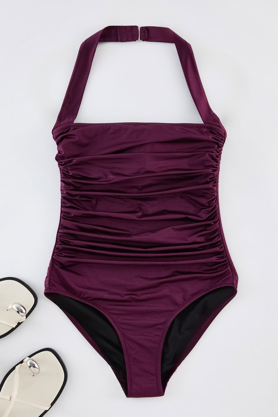 Strapless Draped Corset Regular Swimsuit TBESS25MA00043