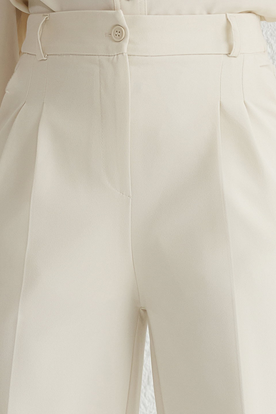 Pleated Wide Leg/Wide Leg Woven Trousers TWOAW25PL00109 Palazzo