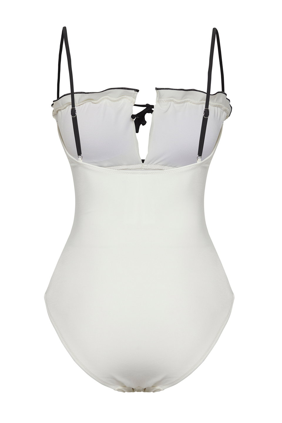 Strapless Tie Detail Ruffle Regular Pretty Swimsuit TBESS25MA00047