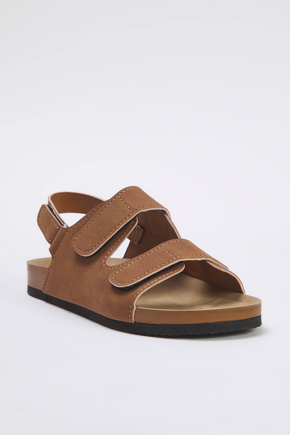 Suede Velcro Big Boy Kids Sandals TAKSS25SD00025