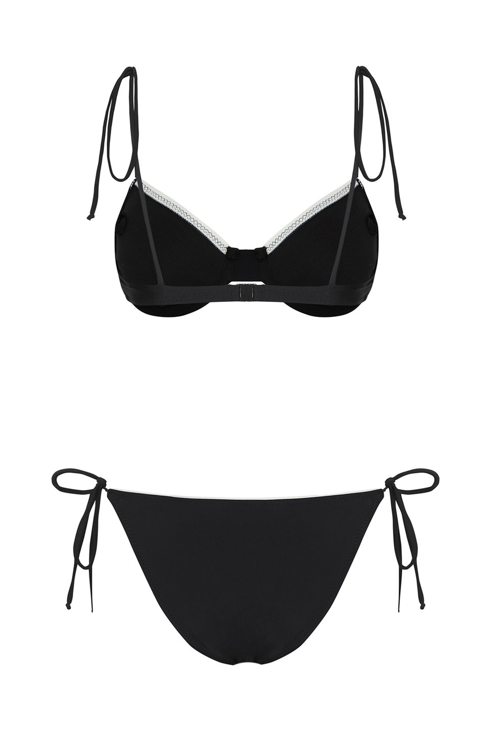 Balconette Contrast Piping Regular Pretty Bikini Set TBESS25BT00073