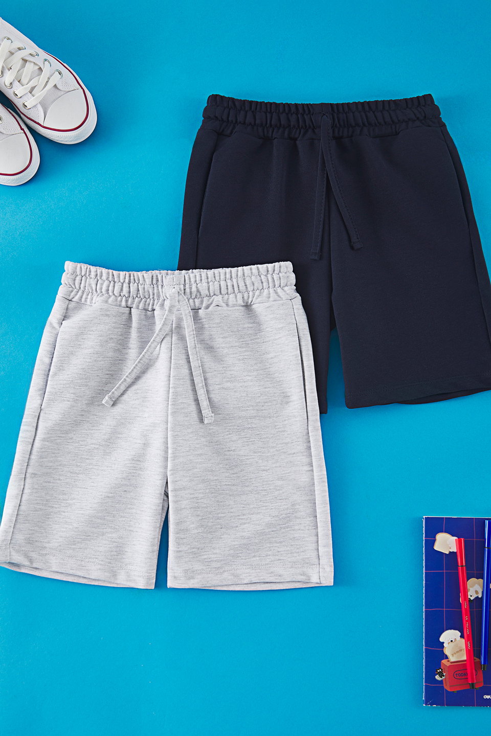 Plain Knit Shorts & Bermuda TKDSS25SR00003