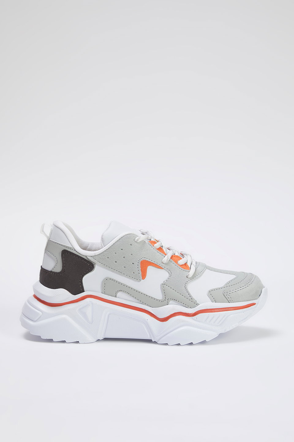 Contrast Color Block Women's Thick Sole Sneakers TAXSS25SN00002