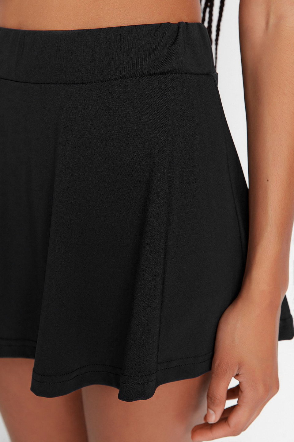 2 Layer Tennis Knitted Sports Shorts Skirt With Shorts TWOSS22SR00067