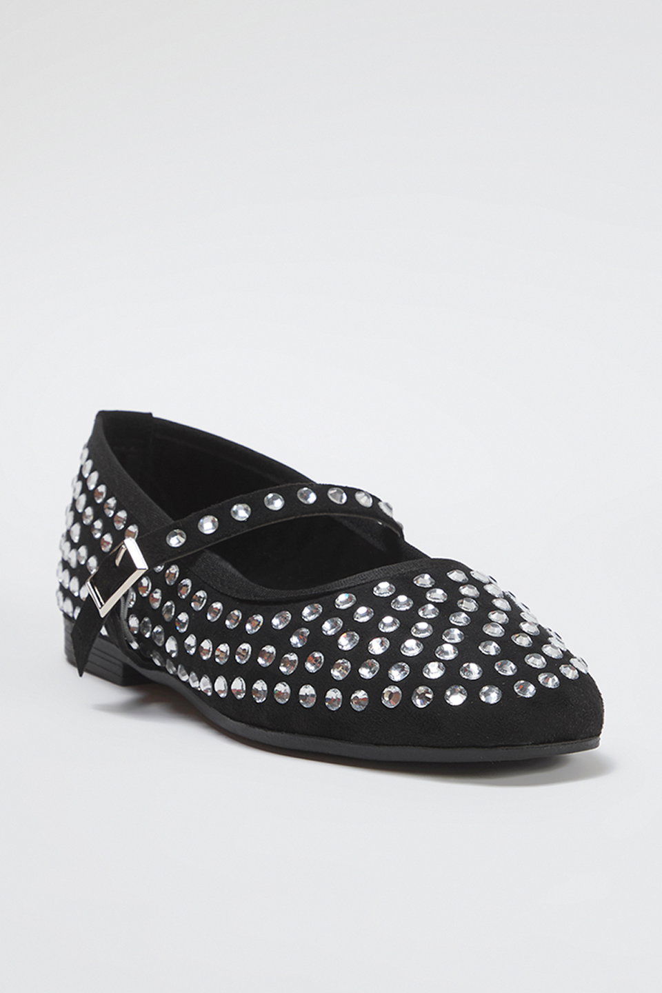 Suede Almond Toe Mary Jane Women's Ballerina TAXSS25BE00014