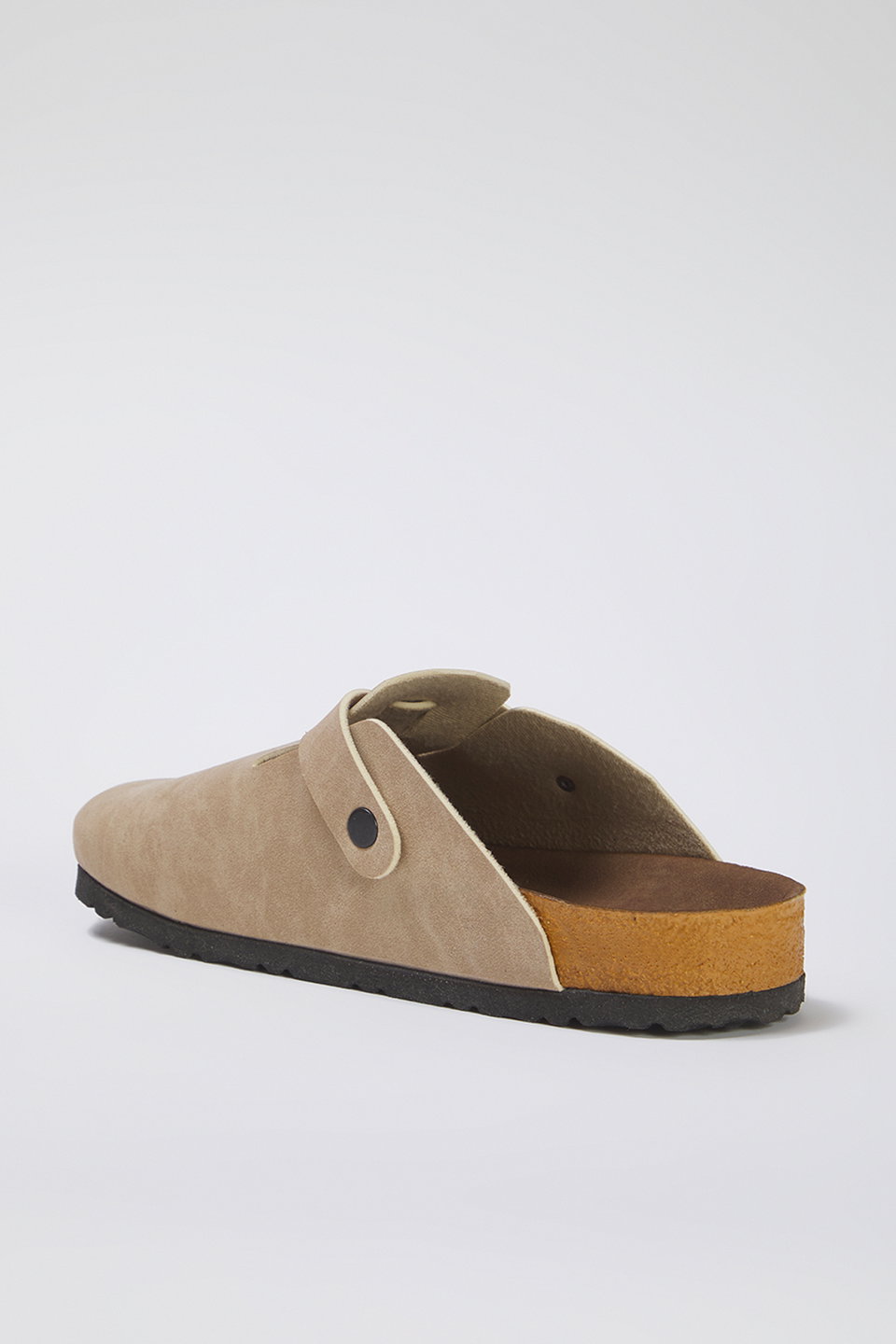 Closed Front Buckled Men's Sabo Slippers TAKSS25TE00008