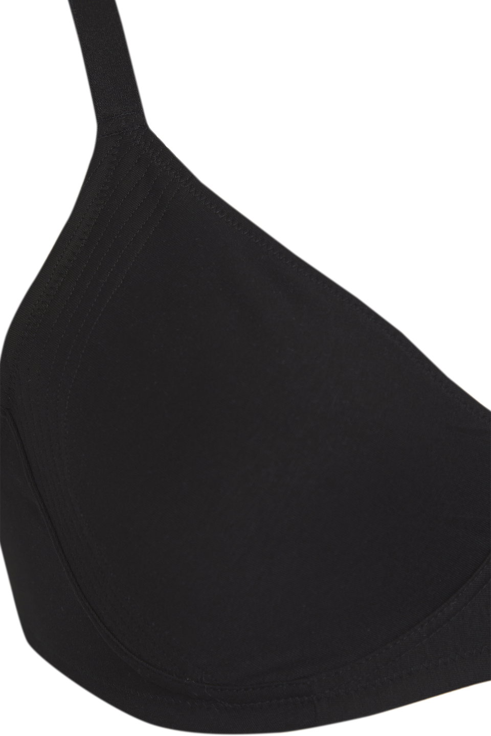 Thick Strap Non-wired Cupless Comfortable Plus Size Bra TBBSS25CW00006