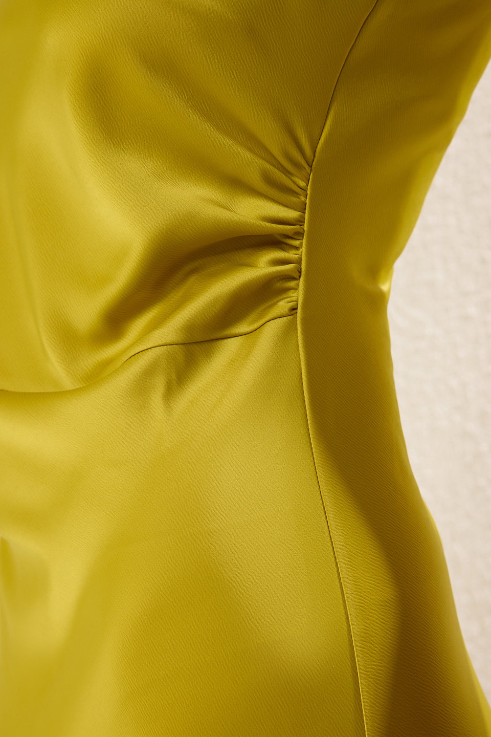 Oil Fitted Satin Woven Maxi Evening Prom Dress TPRSS25AE00066