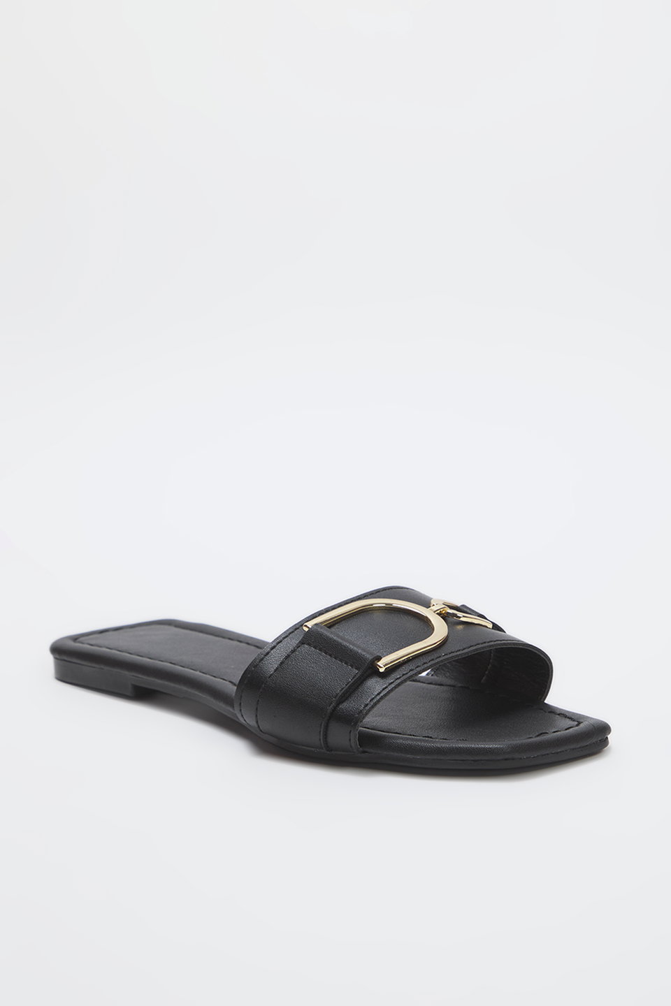 Taba Metal Accessory Detailed Women's Slippers TAXSS25TE00015