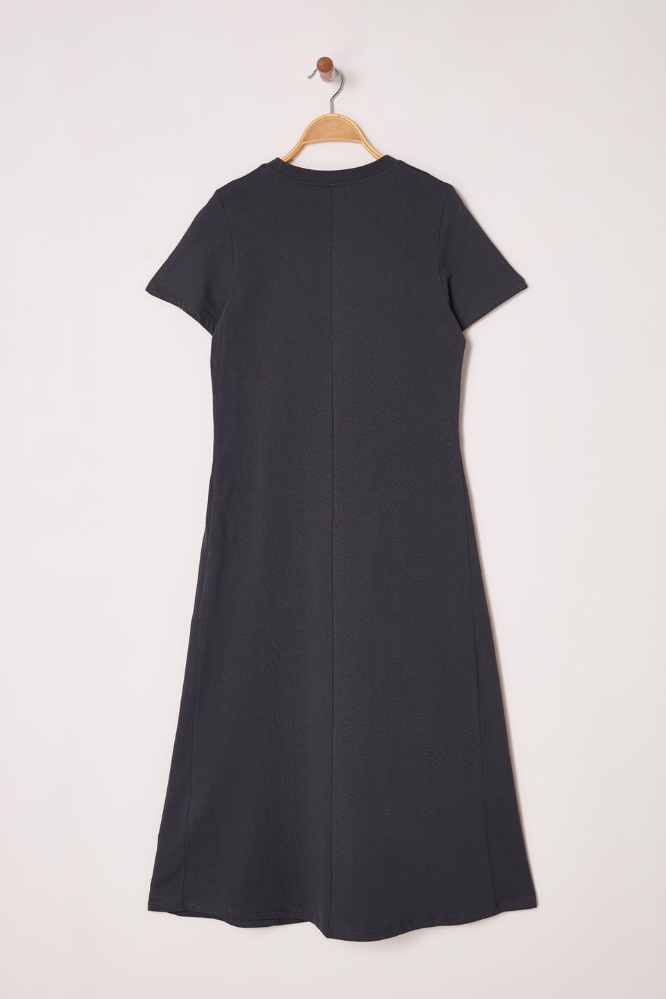 Pocket Premium Crew Neck A-Line Knitted Midi Dress TWOSS24EL00169