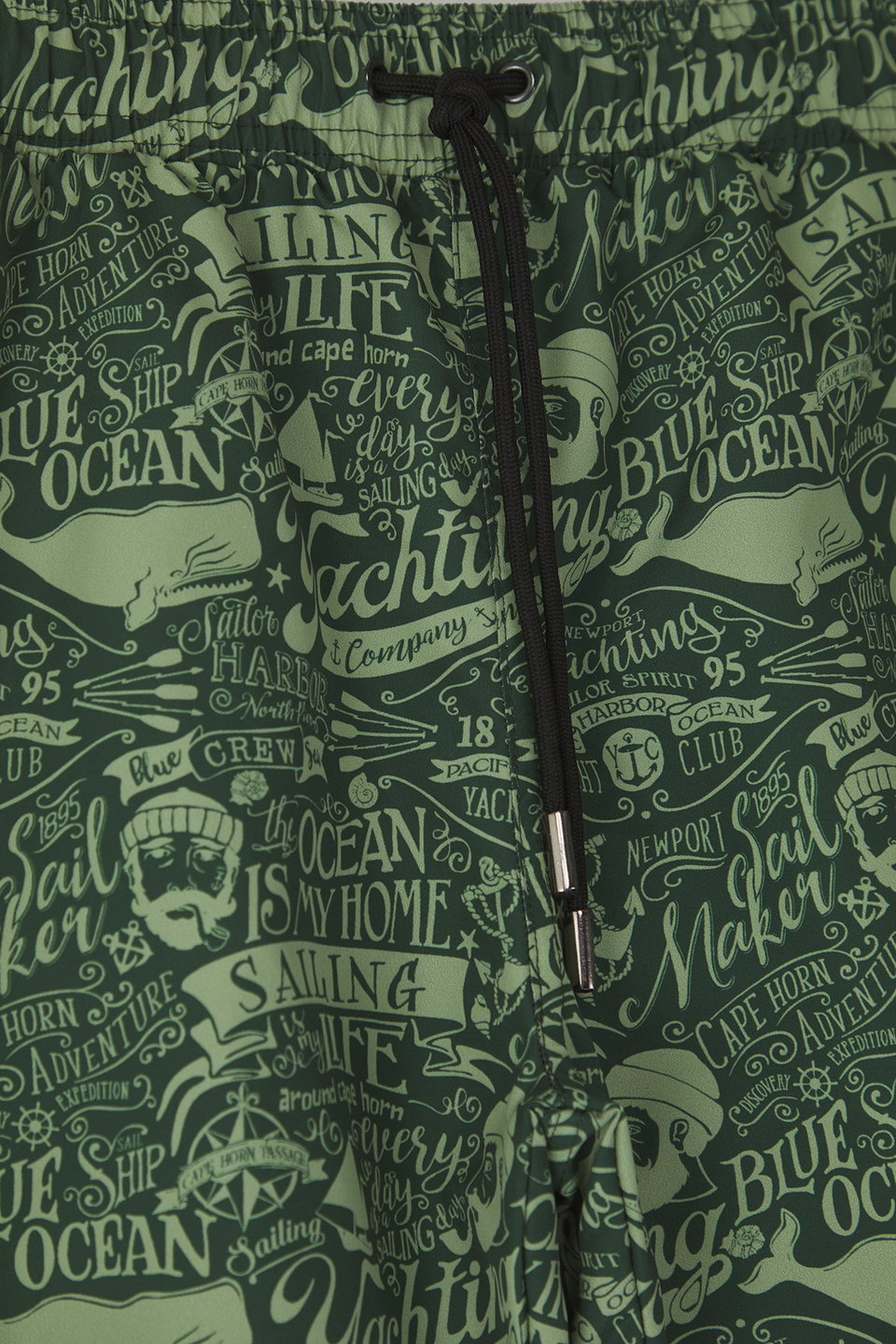 Plus Size Patterned Swim Shorts Tmnss25Kd00002