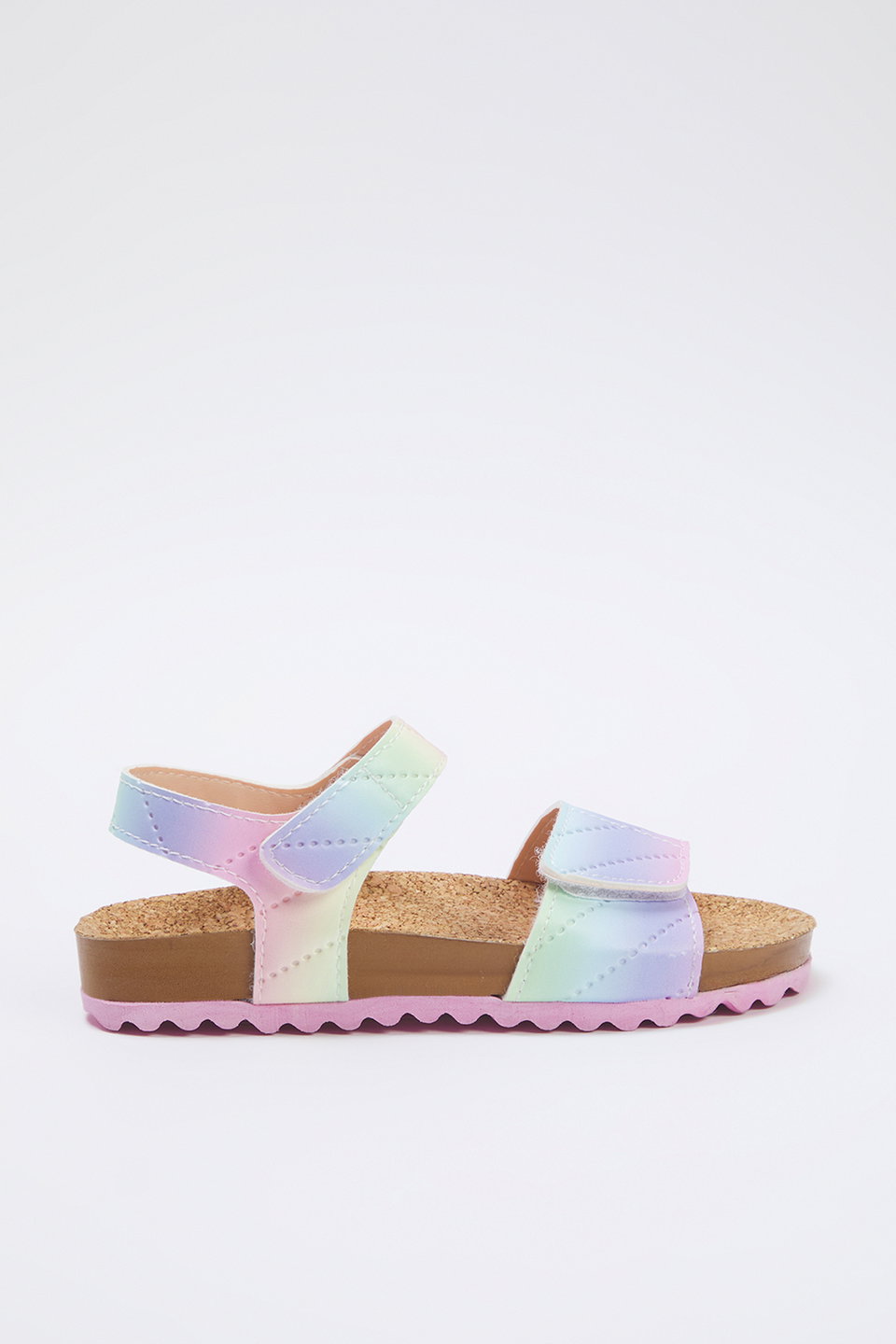 Velcro Strap Little Girl Kids Sandals Takss25Sd00024