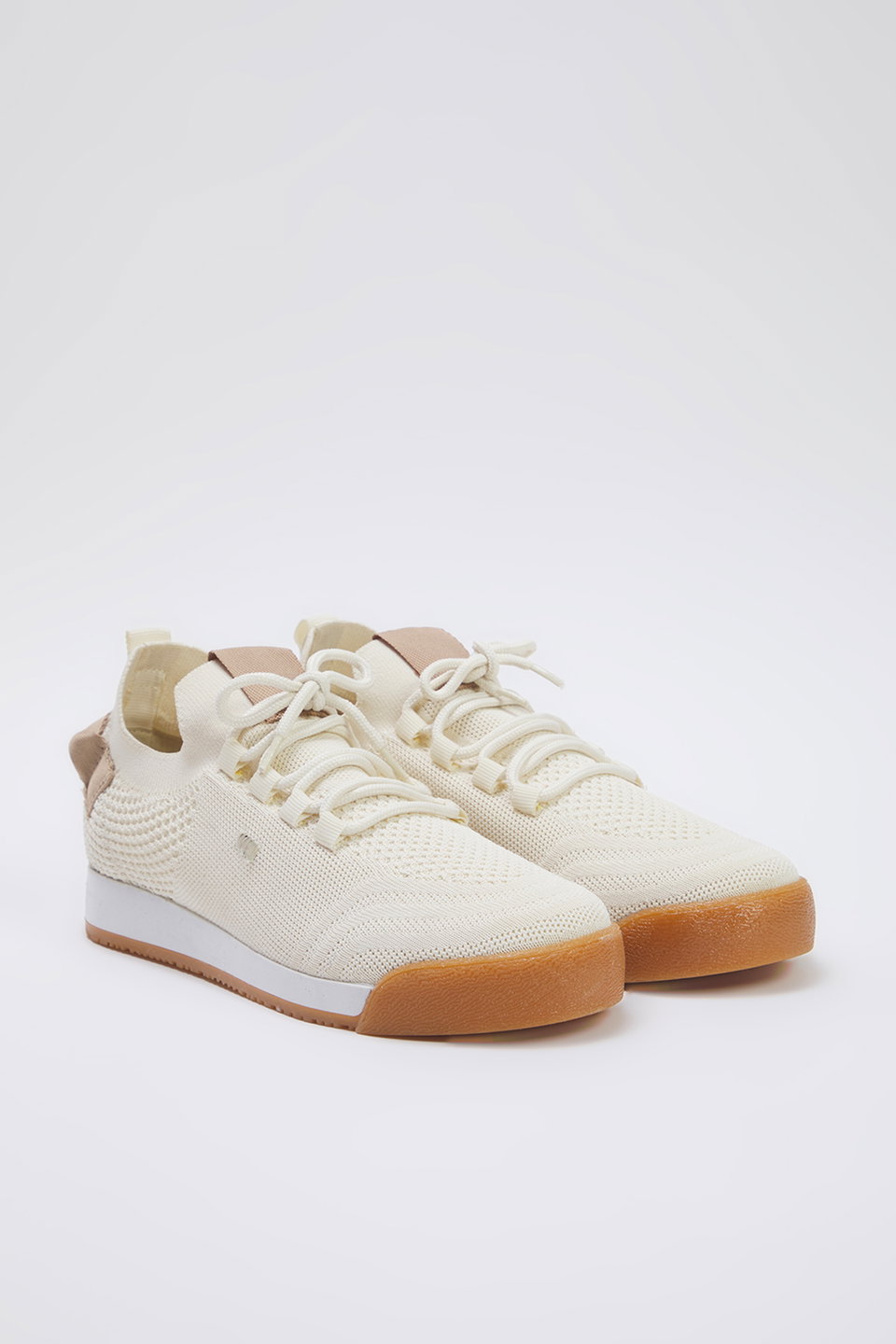 Knit Men's Lace-Up Walking Sneakers TAXSS25SN00017