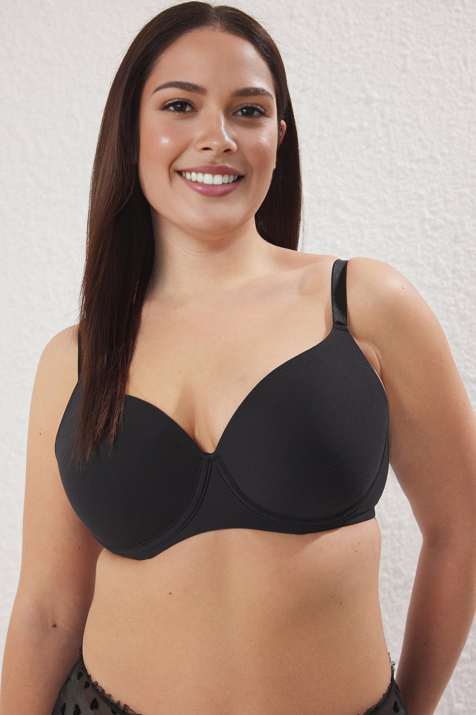 Fixed Cup Plus Size Bra TBBSS25CW00001