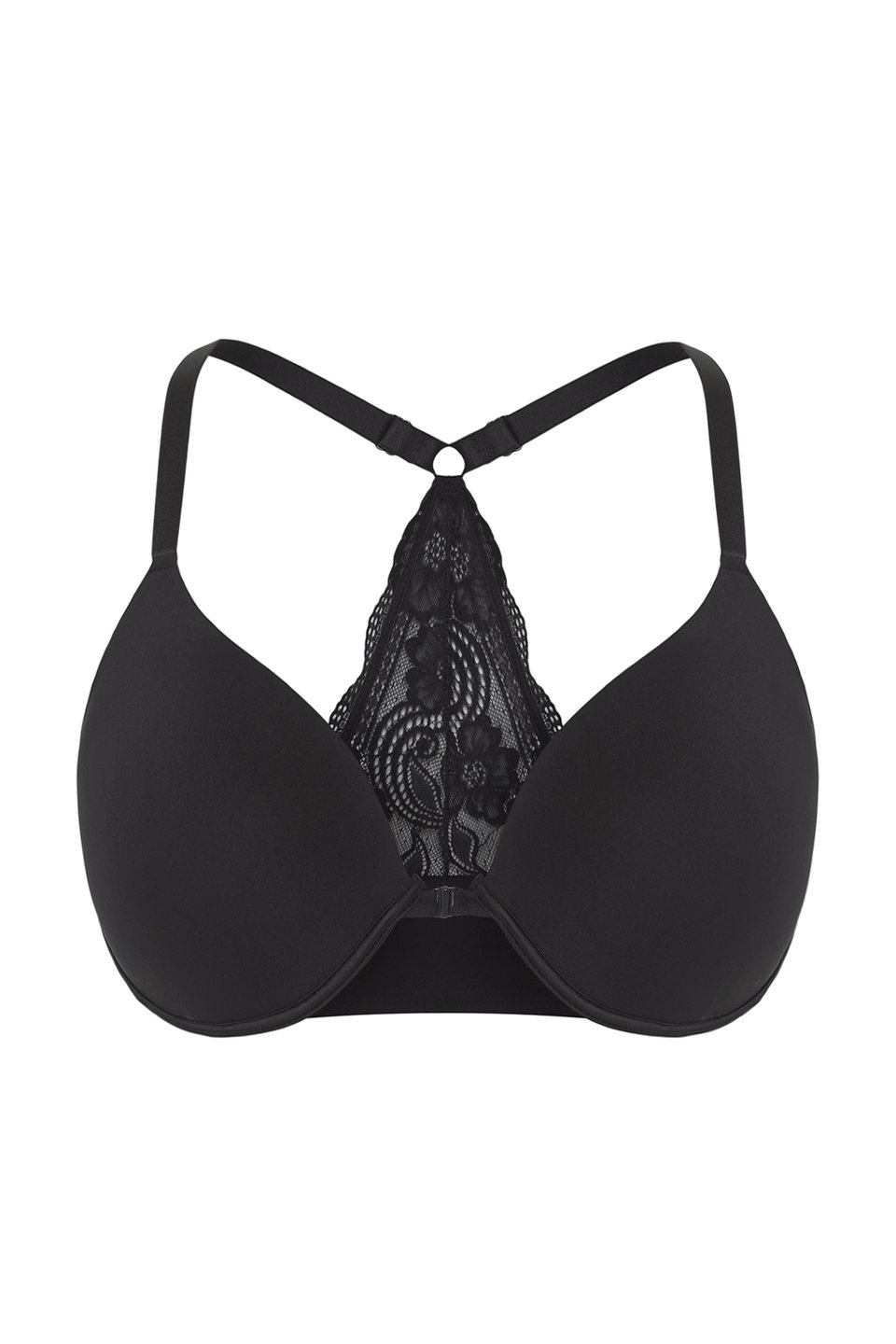 Center Clip Front Opening Plus Size Bra TBBSS25CW00012
