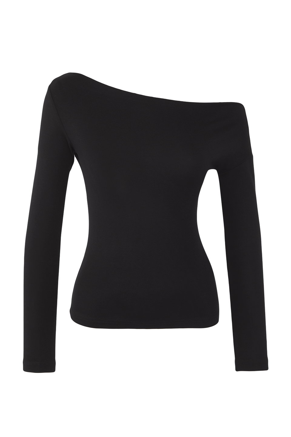 Plain Premium Soft Fabric Fitted/Fits the Body Boat Neck Knitted Blouse TWOAW24BZ00227