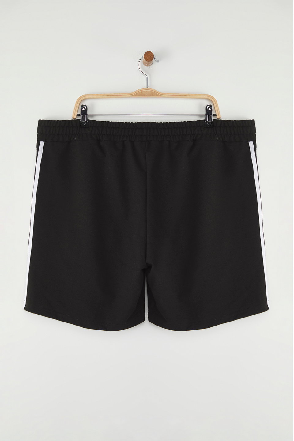 Plus Size Regular/Normal Cut Zipper Pocket Shorts & Bermuda TMNSS25AP00010