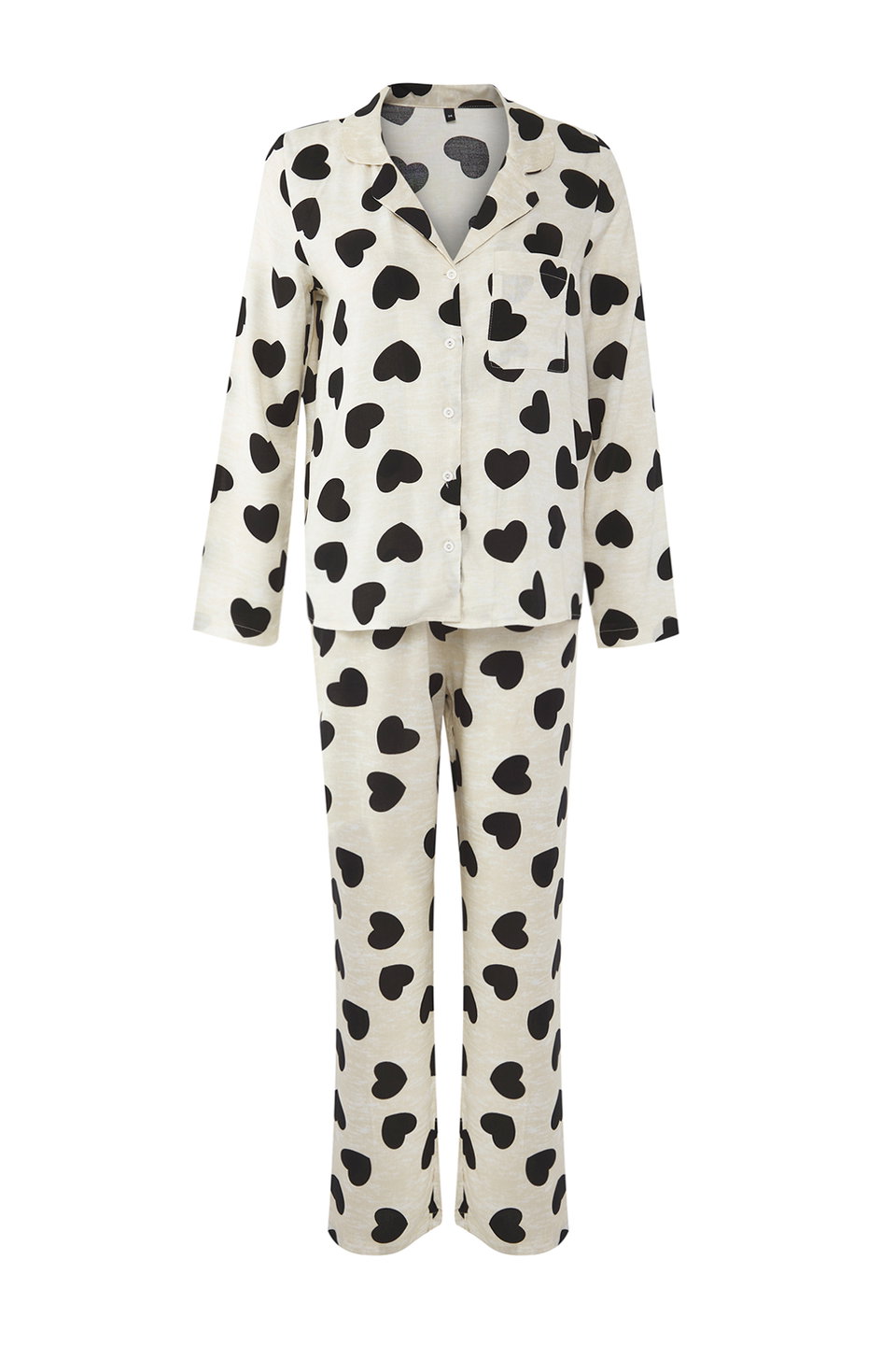 Women's Mini Me/Mother Daughter Heart Viscose Woven Pajamas Set Thmaw21Pt0936