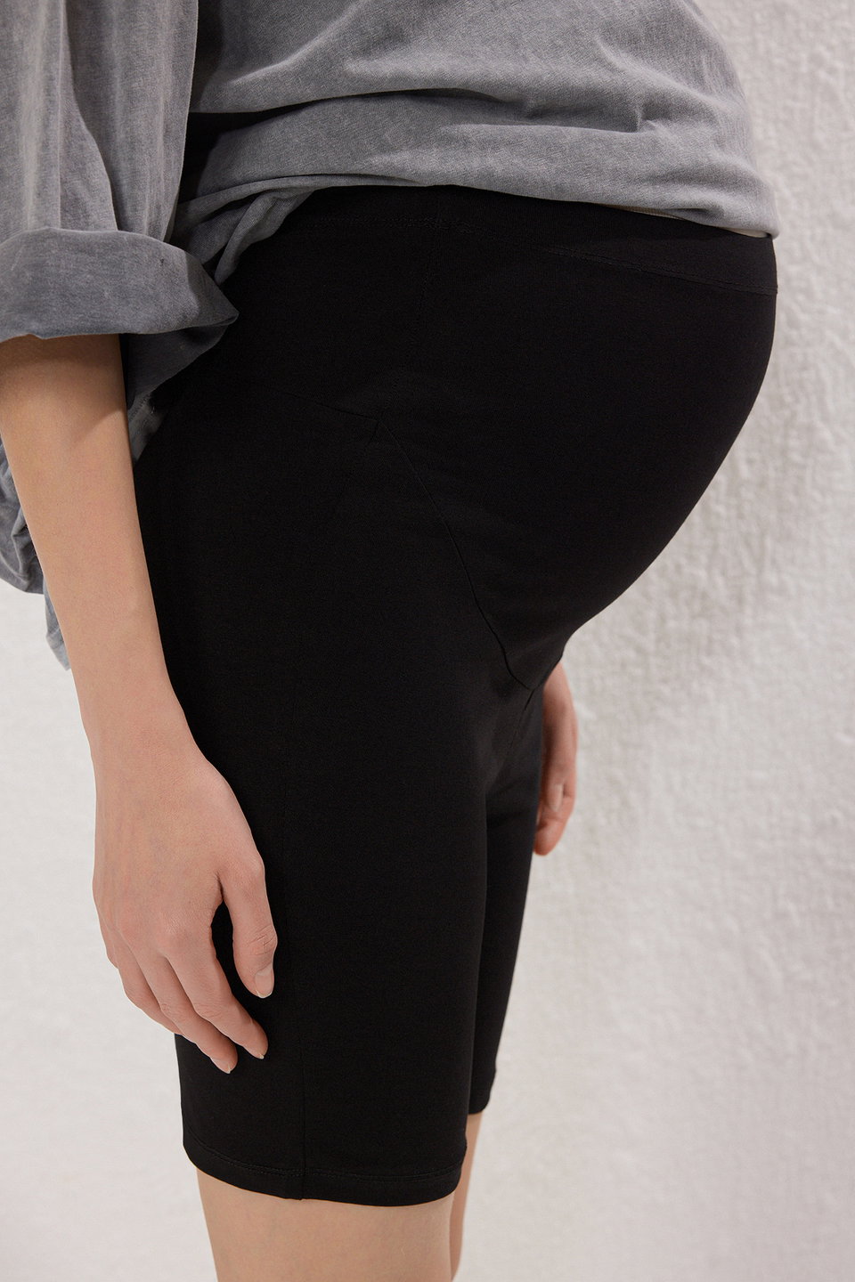 Skin Maternity Leggings with Abdominal Panels Tbbss25Bv00003