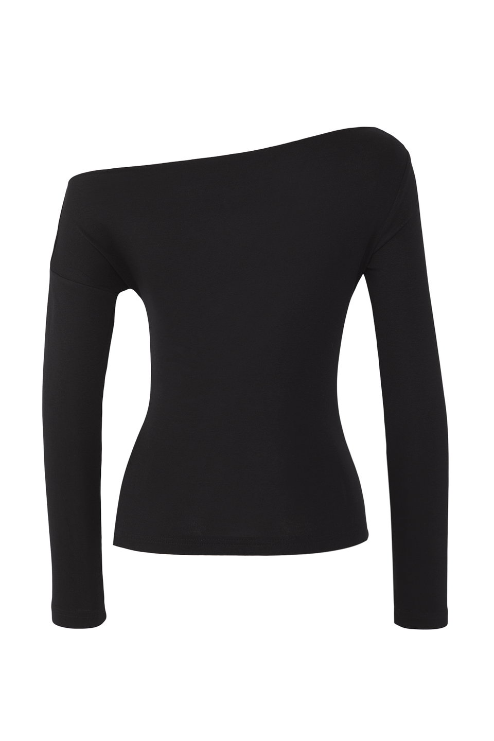 Plain Premium Soft Fabric Fitted/Fits the Body Boat Neck Knitted Blouse TWOAW24BZ00227