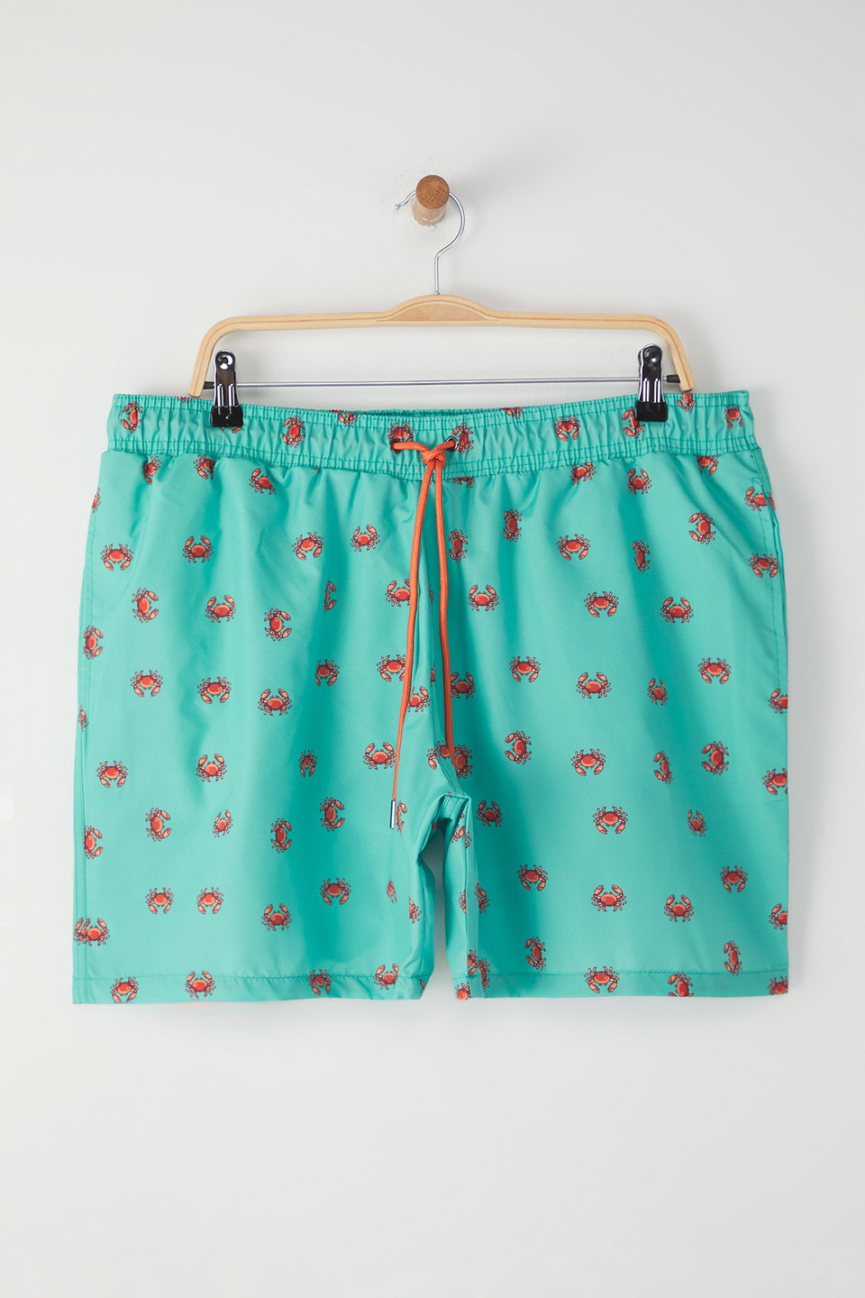 Standard Size Crab Printed Plus Size Swimsuit Swim Shorts TMNSS24KD00006