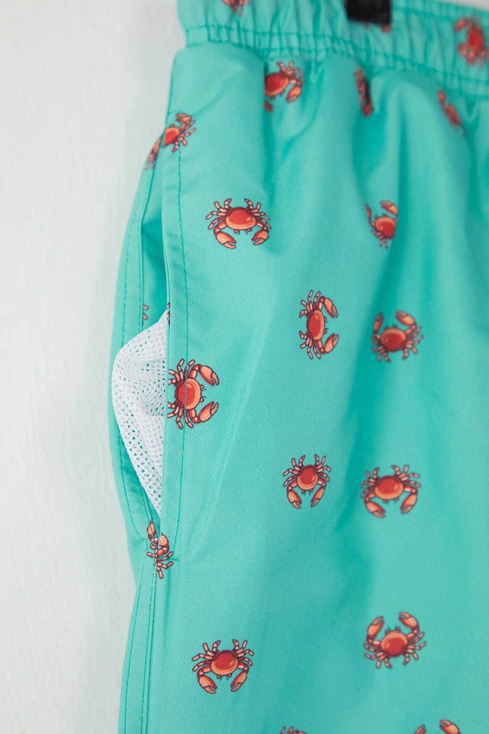 Standard Size Crab Printed Plus Size Swimsuit Swim Shorts TMNSS24KD00006