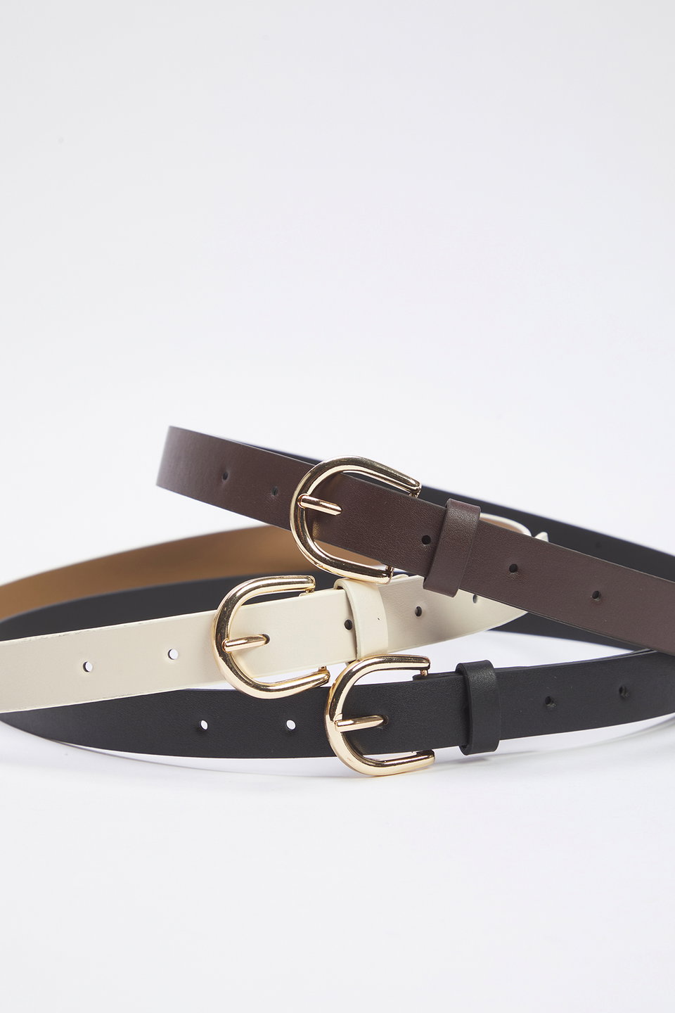 3-Pack Leather Look Women's Belt TWOSS25KE00011