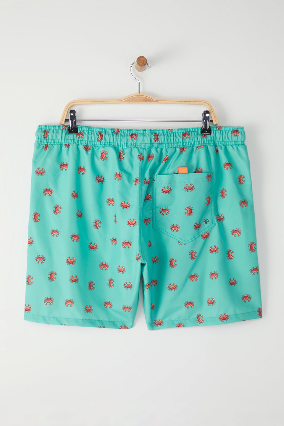 Standard Size Crab Printed Plus Size Swimsuit Swim Shorts TMNSS24KD00006