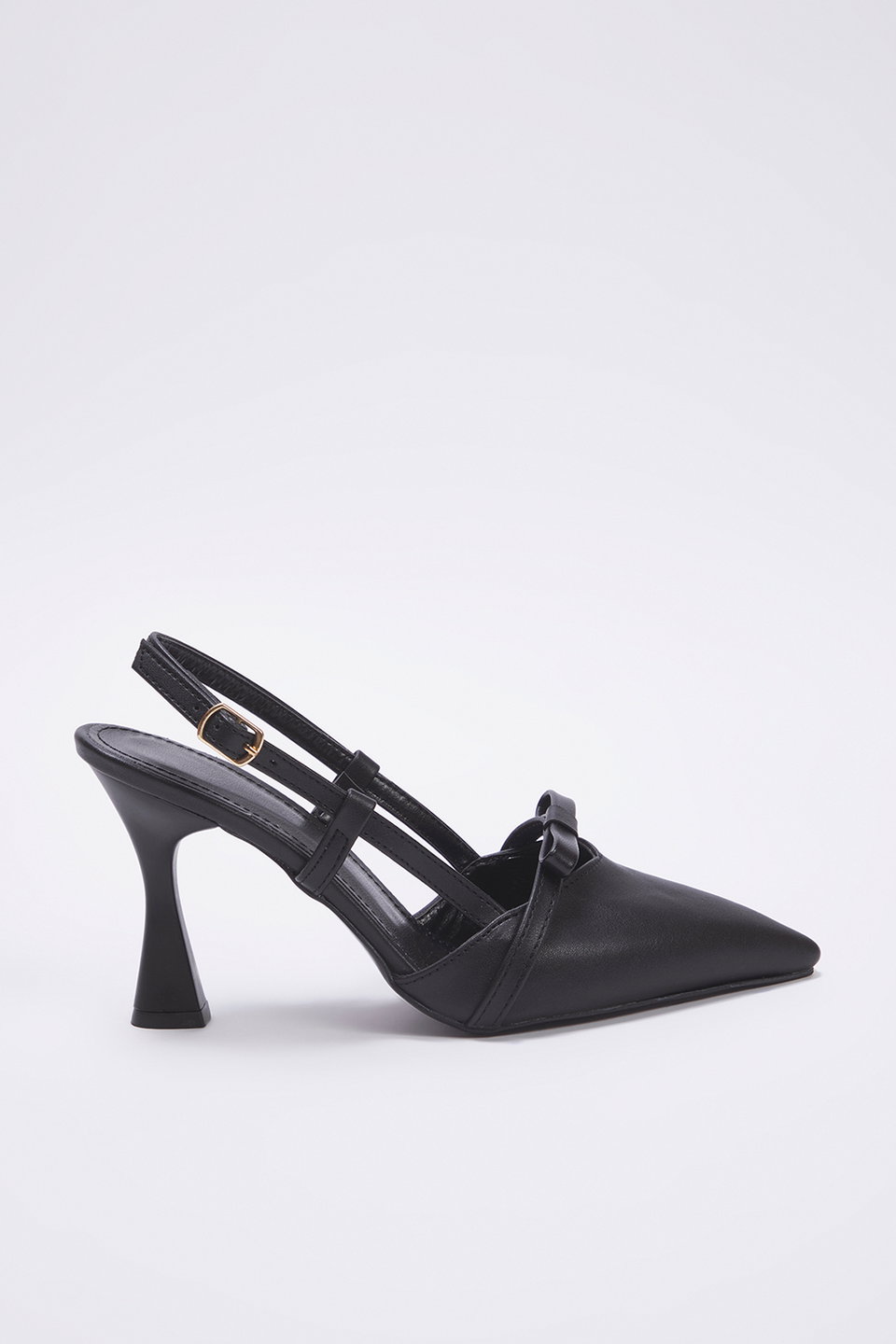 Bow Detail Pointed Toe Women's Classic Heeled Shoes TAXSS25TO00076