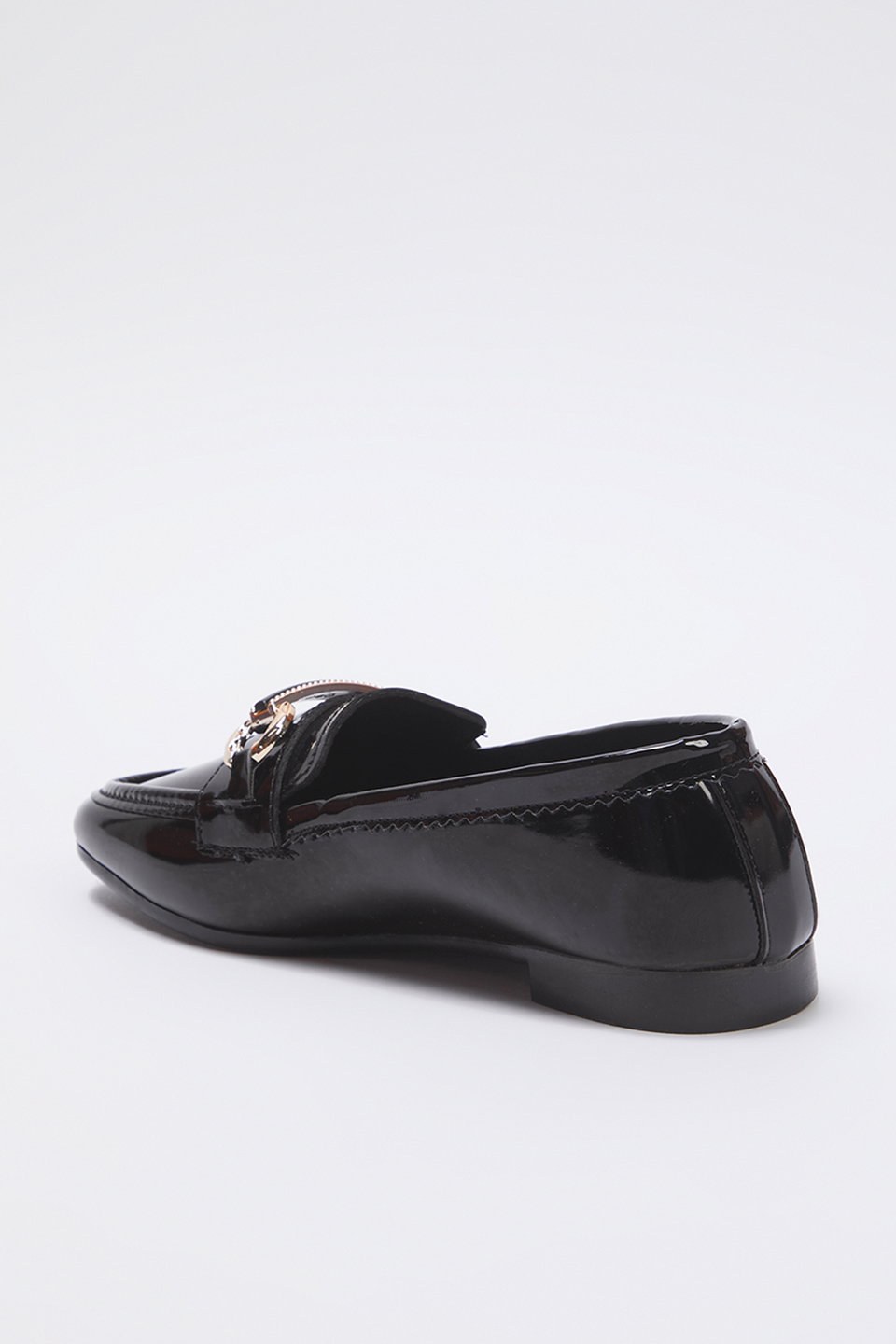 Metal Accessory Detailed Extra Comfortable Women's Loafer Shoes TAXSS25LA00015