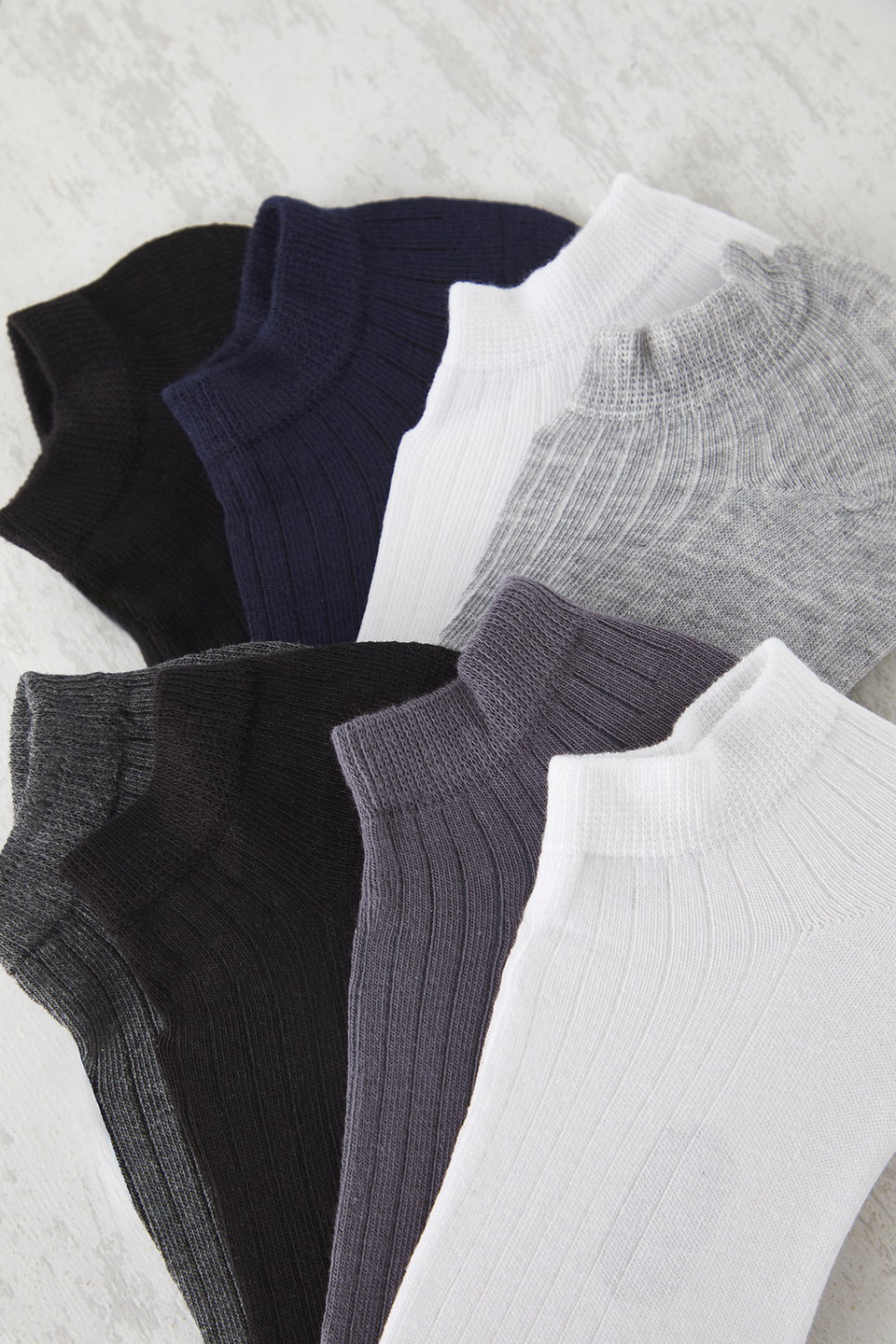 Unisex 8-Pack Short Length Cotton Socks TMNSS25CO00017