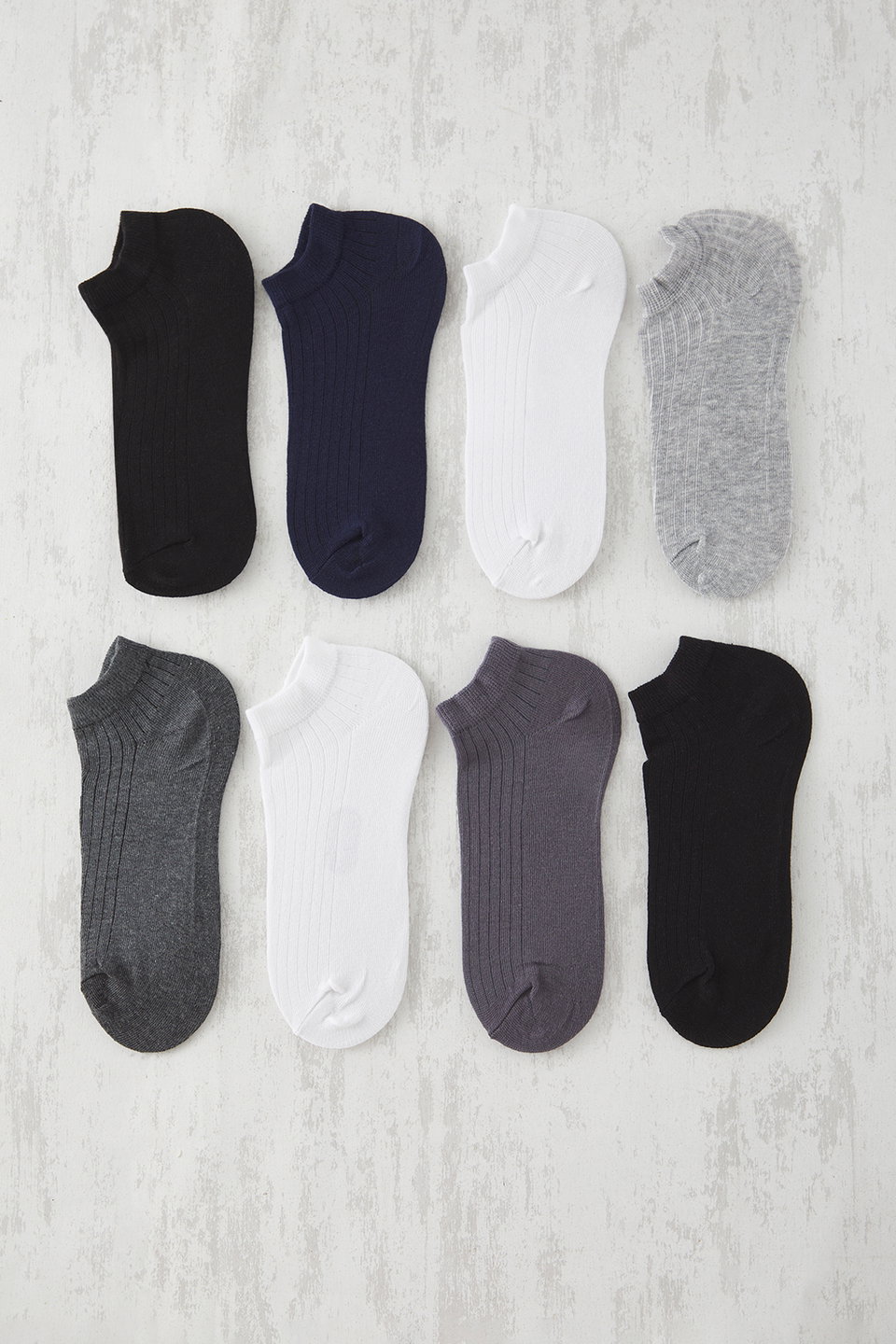 Unisex 8-Pack Short Length Cotton Socks TMNSS25CO00017