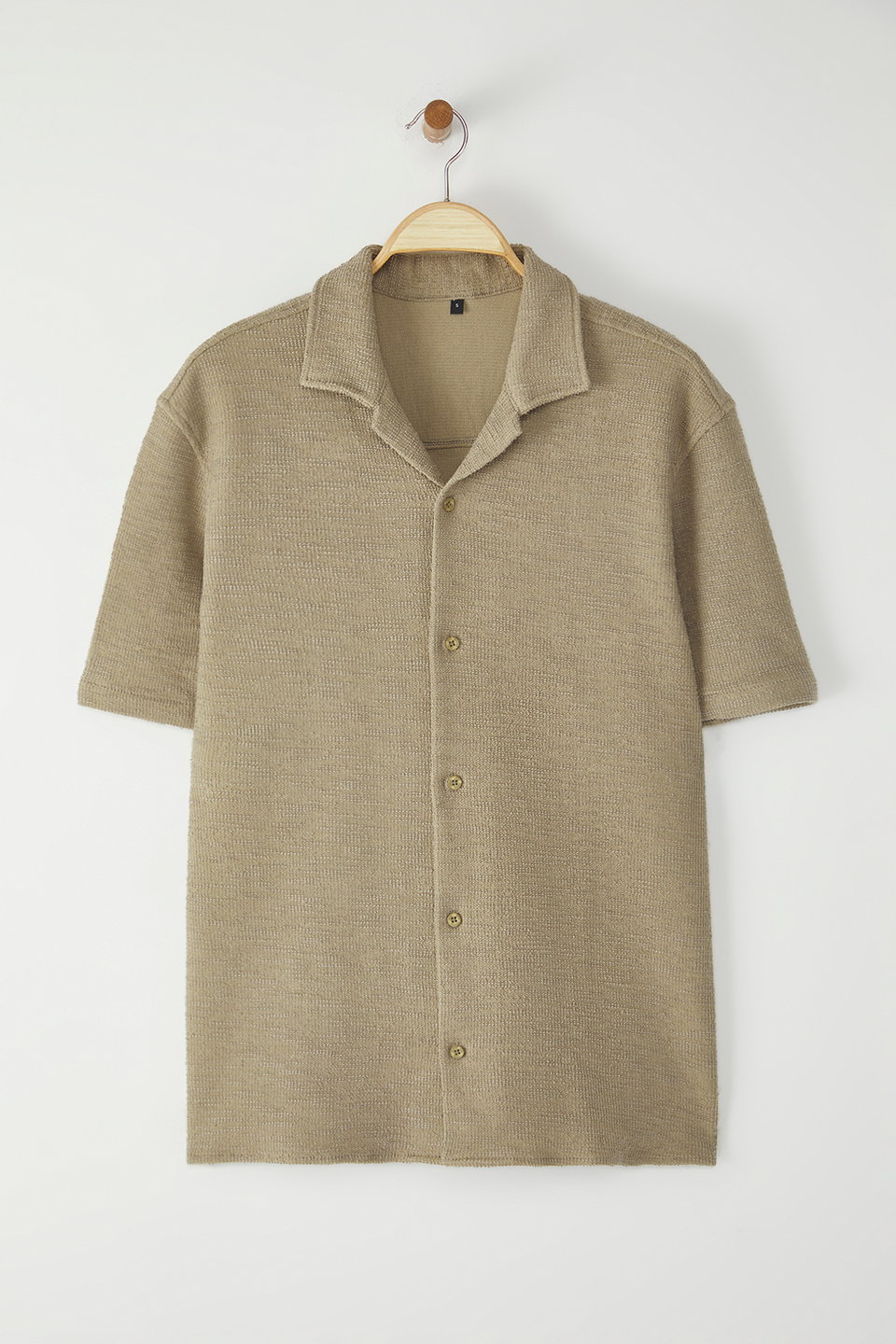 Regular Fit Textured Tough Fabric Men's Shirt TMNSS25GO00067