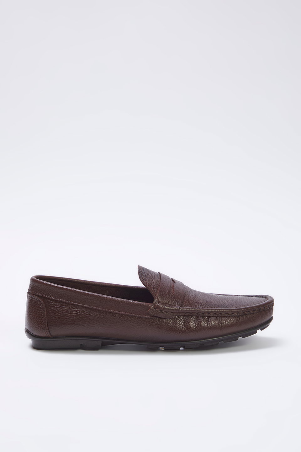 Genuine Leather Square Toe Men's Loafer Shoes TAXSS25LA00012