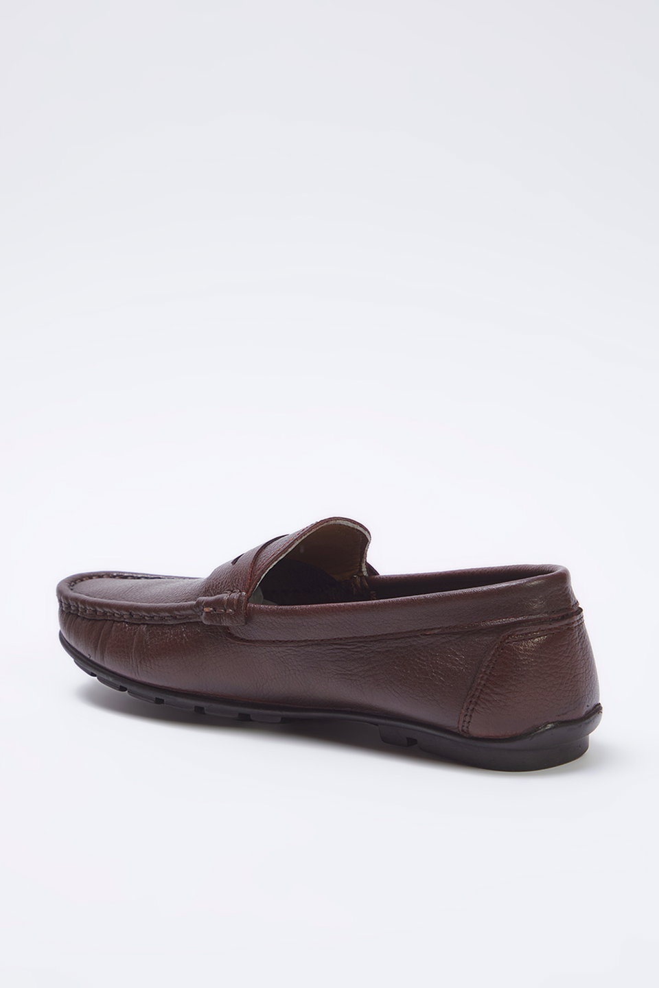 Genuine Leather Square Toe Men's Loafer Shoes TAXSS25LA00012