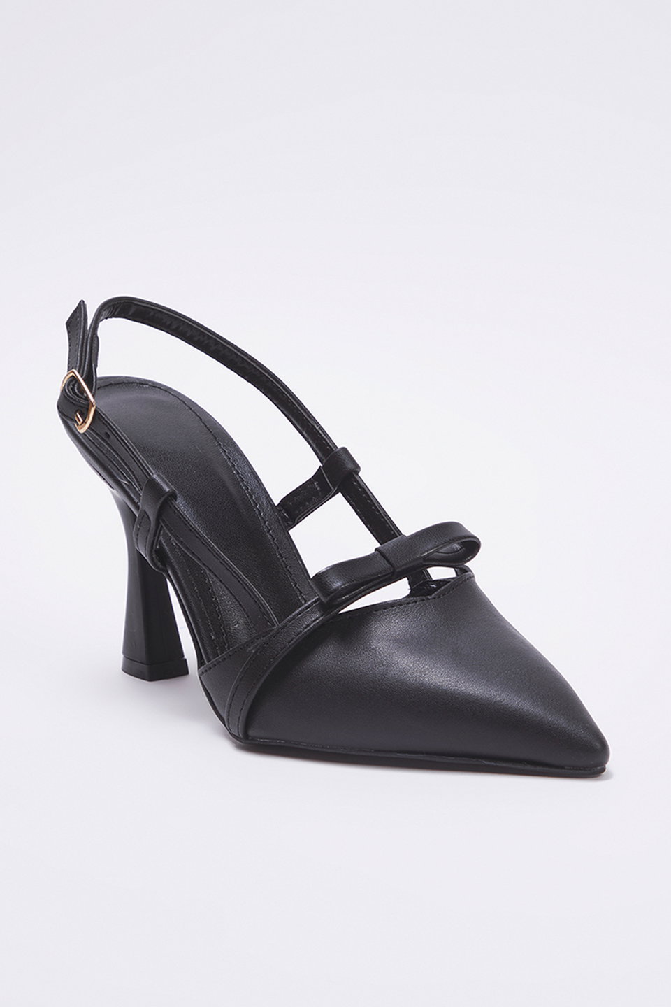 Bow Detail Pointed Toe Women's Classic Heeled Shoes TAXSS25TO00076