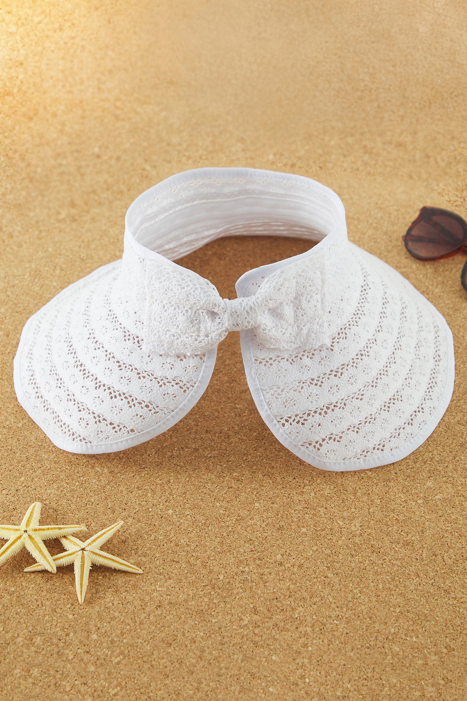 Ribbon Detailed Straw Women's Beach Hat TBESS25SP00001