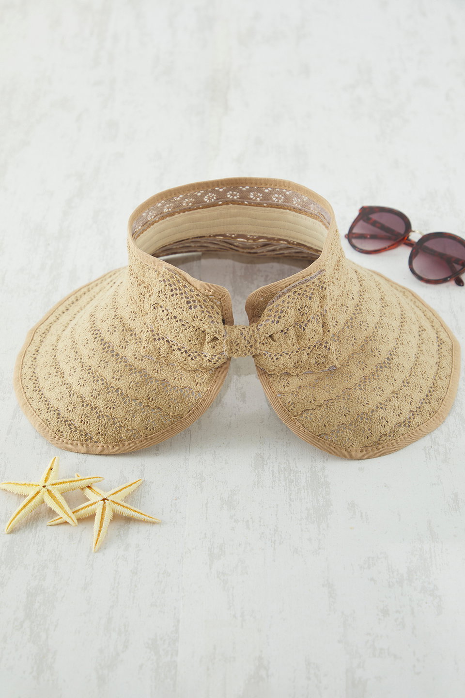 Ribbon Detailed Straw Women's Beach Hat TBESS25SP00002