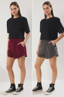 Anthracite-Claret Red